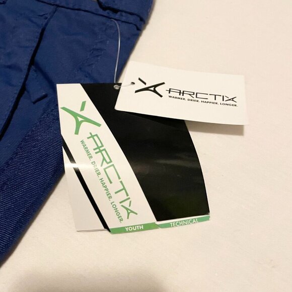 Arctix Youth Snow Pants Reinforced Snow Pant Size XL Royal Blue - Picture 3 of 15